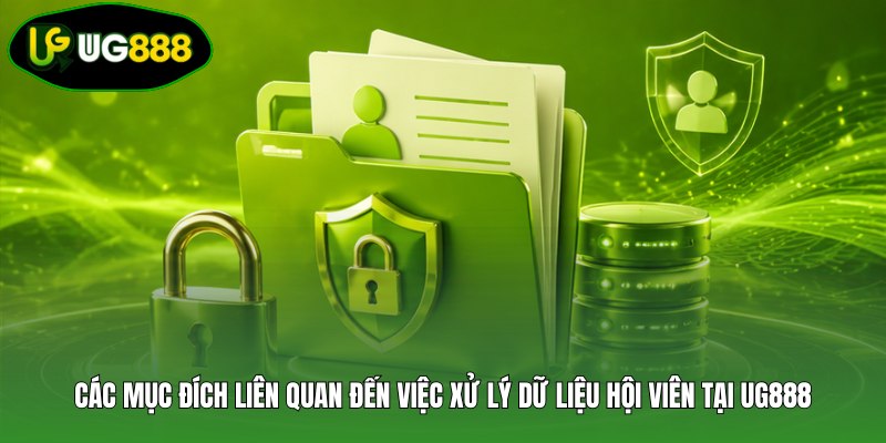 Các mục đích liên quan đến việc xử lý dữ liệu hội viên tại UG888 Các mục đích liên quan đến việc xử lý dữ liệu hội viên tại UG888